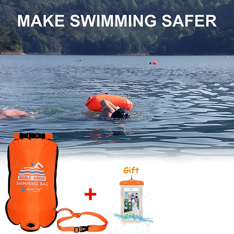 Swim Buoy Open Water - Borsa asciutta gonfiabile impermeabile da 20