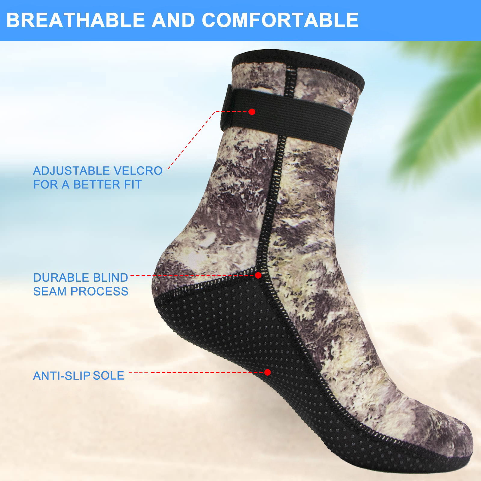 Calzini da acqua in neoprene d - Aquatic Sports Shoes recensione e prezzo